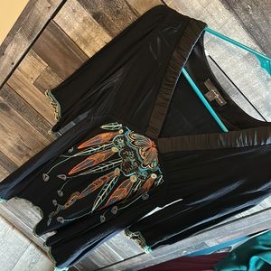 Black long sleeve dress